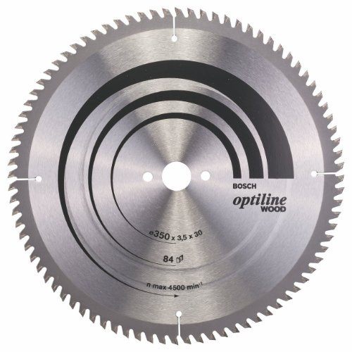 Bosch Zubehör 2608640668 Kreissägeblatt Optiline Wood 350 x 30 x 3,5 mm, 84