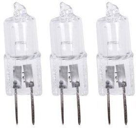 electrosmart Pack of 12 G4 20w 12v Clear Halogen Capsule Bulbs/Lamps Energy Efficient only uses 14w of power