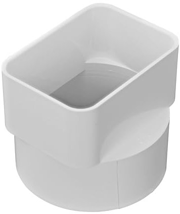 NDS 9P06 Downspout Adapter zentriert PVC IPS, 7,6 x 10,2 x 10,2 cm