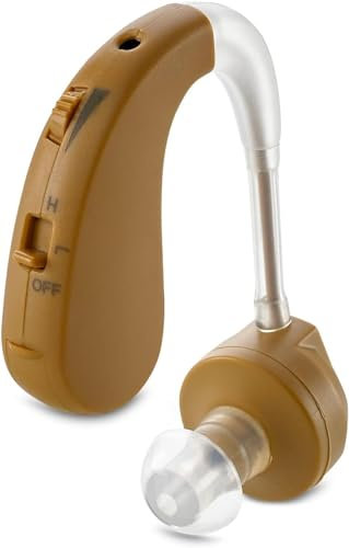 MEDca Amplificador Auditivo Avance y ultraligero, Fácil de usar, Intraural, In-ear, Beige