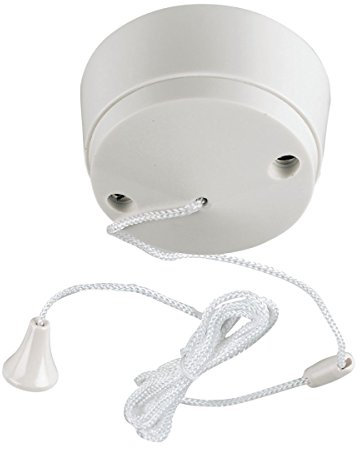 MK 6A 1-Way Pull Cord Switch White