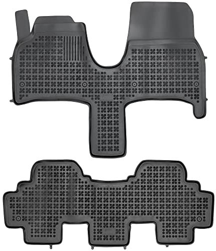 REZAW - PLAST Antirutschmatten Auto fußmatten passt für Citroen C8 2002-2014 Kompletter Schutz für Ihr Auto bei Allen Wetterbedingungen mit perfekt passenden Anti rutsch gummimatten