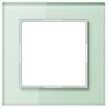Jung AC 581 GL WMT AC581GLWMT Rahmen Glas 1fach Serie A Creation mattweiß