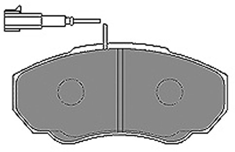 Mapco 6568 Bremsbeläge (4 Stück) | Kompatibel mit: CITROËN JUMPER I Bus, JUMPER I Bus, JUMPER I Kasten, JUMPER I Kasten, JUMPER I Pritsche/Fahrgestell