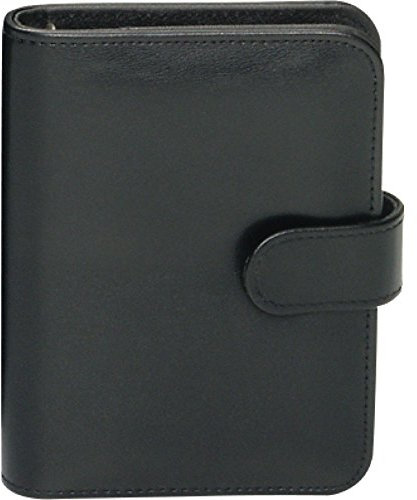 bind Systemplaner A6 mit Systemeinlage ohne Kalender Kalendarium Agenda Lederimitat schwarz 16501-1