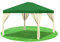 Stabilezelte Pavillon 3x4 Meter Sahara Polyester GRÜN