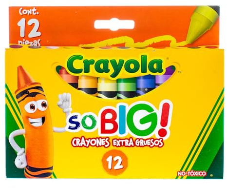 CRAYOLA Crayon Extra Jumbo So Big, 12 Stück