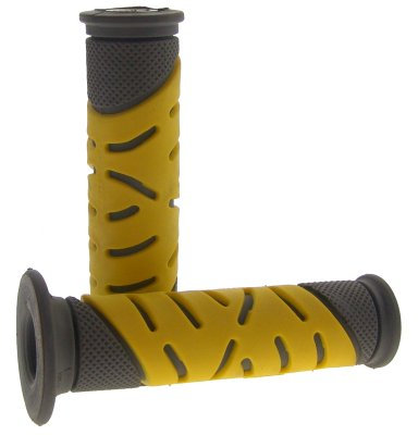 Lenkergriffe PROGRIP Griffe 719 schwarz gelb Roller Scooter Motorrad