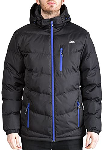 Trespass Men's Blustery Padded Jacket, Black, XL UK