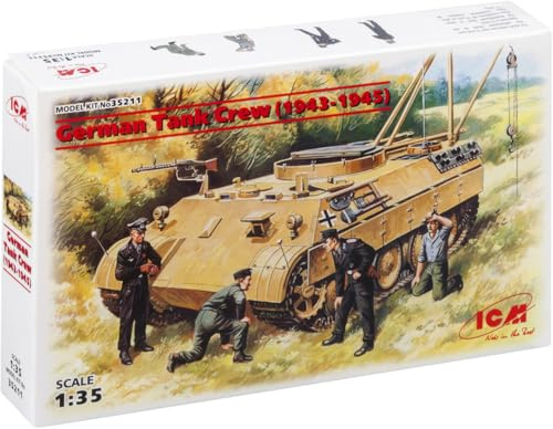ICM 1:35 - German Tank Crew (1943-1945) 3 Figs