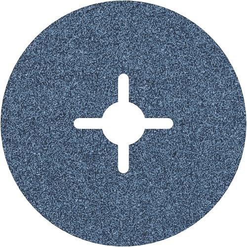 Bosch PRO R574 Fiberscheibe, 125 mm, G60 | für Stahl, Stahl, Körnung 60, Professional Zubehör Kleiner Winkelschleifer