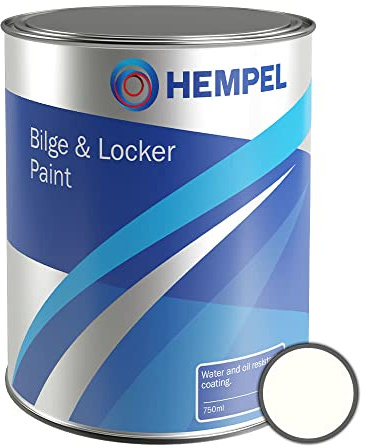 Hempel Bilge & Locker - White - 750ml - Boat Paint for Bilge & Locker