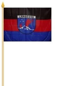 Stockfahne Langeoog Fahne Flagge Grösse 30x40cm - FRIP –Versand®