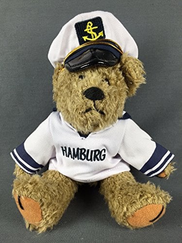 Buddel-Bini Hamburg Teddy im Matrosenhemd und Kapitänsmütze Hamburg