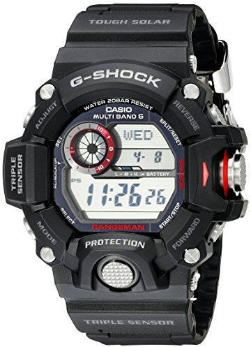 Casio Men Digital Quartz Watch with Plastic Strap GW-9400-1CR