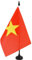 AZ FLAG - Tischflagge Vietnam - 21x14 cm - Vietnamesische Tischfahne 14 x 21 Cm - Flaggen