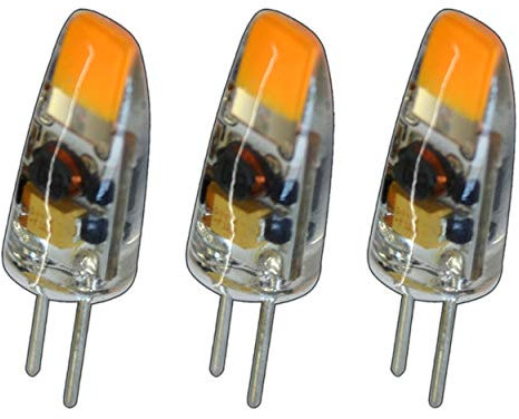 PB-Versand 3x G4 mini LED 1,5 Watt 12V AC/DC warmweiß aus Silikon (Silica Gel) Lampe Leuchte Leuchtmittel dimmbar