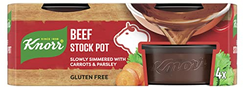 Knorr Beef Gluten-free Stock Pot to Add a Rich Beef Flavour to your Dishes 4 x 28 g