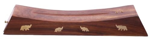 Sheesham Räucherstäbchenhalter, Elefanten-Design