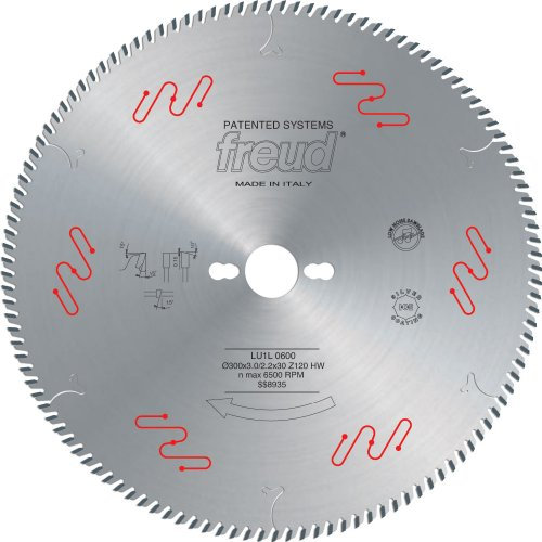 Freud LU1L09: 350mm x 120T Carbide Tipped Blade for Crosscutting
