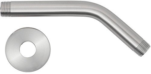 8 in. Dusche Arm und Flansch in gebürstetem Nickel