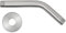8 in. Dusche Arm und Flansch in gebürstetem Nickel
