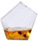 Diamond Glasses 12.3oz / 350ml - Case of 2 | Novelty Whiskey Glasses, Angled Tumblers, Whisky Glasses, Scotch Glasses