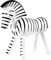 Kay Bojesen Zebra Figuren 14 cm Holzfiguren Weihnachtsdekoration, schwarz