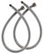 Wasserhahn Anschluss Edelstahl geflochten Zulaufschlauch 3/8 Zoll weiblich Kompression Gewinde x M10 Stecker, 2 PCS 40-inch
