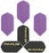 MS-DARTSHOP Dart-Flights Nylon Slim, 3 Sätze = 9 Stück, incl. 1 Satz MS-DARTSHOP Flights (Lila)