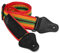 Tiger STP2-RB, tracolla in nylon per chitarra acustica, classica, elettrica e basso, design reggae, multicolore, taglia unica