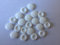 Hinge and Bracket Supplies Hole Cover Cap Pack 50 10Mm White Colour Plastic For A 10Mm Dia Hole