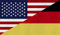 Flagge Großformat 250 x 150 cm wetterfest Fahne in 18 verschiedenen Ausführungen mit ösen Farbe USA/Deutschland
