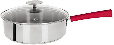 Cristel - S24MFE- Sauteuse inox 24cm + couvercle - anti-adhérent Exceliss+ Collection Mutine