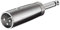 Goobay 27452 Adaptateur XLR, Prise Jack AUX 6, 35 mm Mâle Mono Vers Mâle XLR