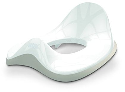 NUK WC Trainer, Toiletten-Sitz für Kinder mit Spritzschutz, grau