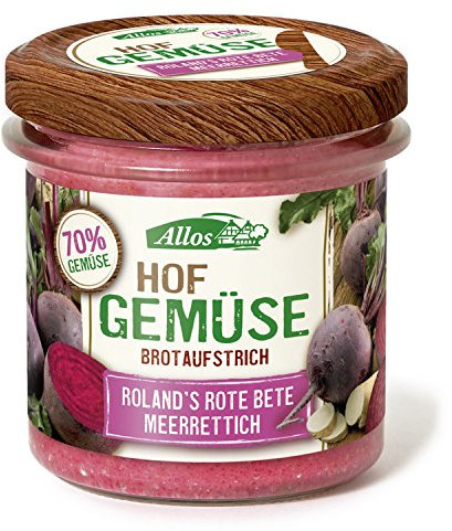Allos Hofgemüse Rolands Rote Beete Meerrettich Brotaufstrich