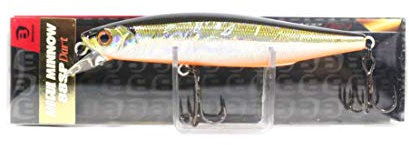 Bassday Mogul Minnow 88SP Dart Wobbler, Silver Black Ob, 88
