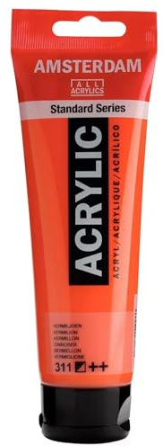 Creative Amsterdam Acrylfarbe 120ml, Zinnober