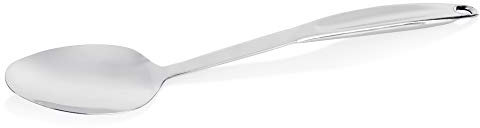 WAS 2185 360 Cuillère de service en acier inoxydable avec poignée creuse et œillet de suspension, poli, fermée, 46,5 cm de longueur