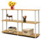 Furinno 3-Ebenen Mehrzweck-Regal, holz, Buche/Weiß, 29.46 x 29.46 x 74.93 cm