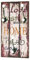 HAKU Möbel 42908 Wandgarderobe 30 x 12 x 60 cm, bunt
