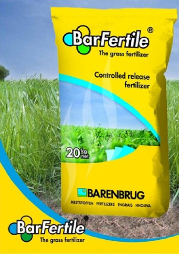 Engrais pour gazon Bar Fertile Premium - 20 kg - Avec effet longue durée - Pour 1000 m²