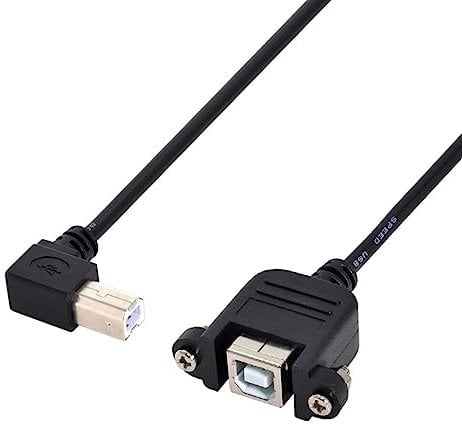 chenyang 100CM Câble d'extension de scanner d'imprimante mâle à femelle de type USB 2.0 B