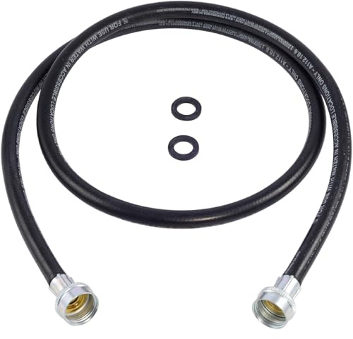 Eastman 60323N Rubber Washing Machine Fill Hose