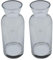 Karaffe 0,5 Liter 2er Set mit CE-Eichstrich für Wasser Saft Wein