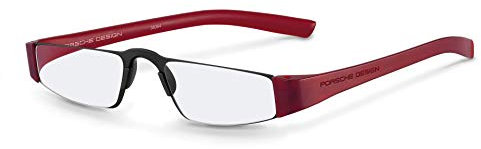 Porsche Design Herren Lesebrille P8801, B D1.50, 48 mm, Rot