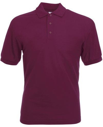 65/35 Heavy Polo - Farbe: Burgundy - Größe: L