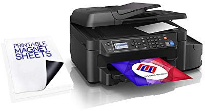 Printable Magnet Sheets, 8.5 X 11 Inches, White, 25 sheets - 15 Mil thick! by Flexible magnets