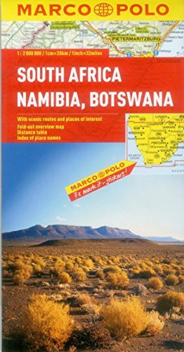 By Marco Polo Travel - South Africa, Namibia, Botswana (Marco Polo Maps) (Map/Bklt) (2012-03-27) [Map]